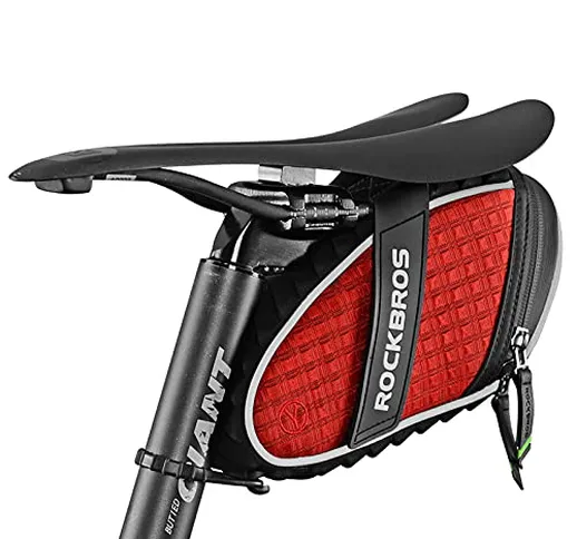 ROCKBROS Borsa Sella Bici Borsa da Sella Sottosella per Bicicletta MTB Bici da Corsa 1L Ca...