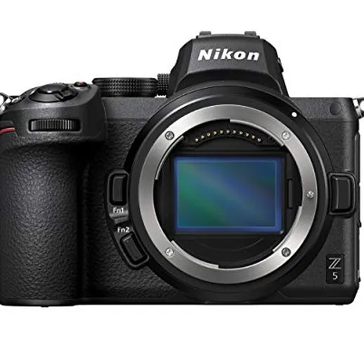 Nikon Z5 + Lexar SD 64 GB 667x Pro Fotocamera Mirrorless, CMOS FX da 24.3 MP, Pieno format...