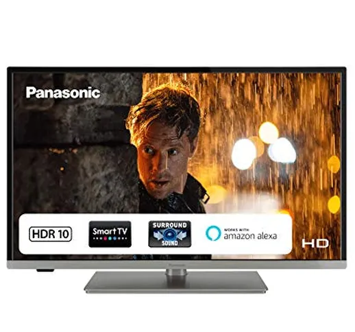 Panasonic 32JS350 Smart Tv 32" LED HD, Wi-Fi Integrato, HDR Triple Tuner, Compatibilità Ne...