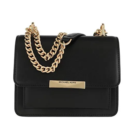 Michael Kors Jade Small Leather Crossbody Bag, Borsa a Tracolla in Pelle Extra-Piccola di...