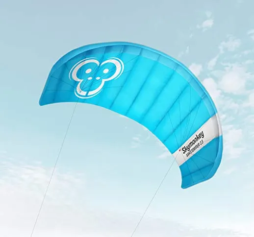 Skymonkey Skystormer 2.3 Aquilone da trazione/Kite (incl. Barra di Controllo) Ready 2 Fly...