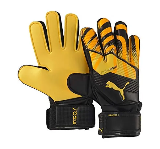 Puma One Protect 3 Jr RC, Guanti Portiere Unisex-Adult, Ultra Yellow Black White, 5