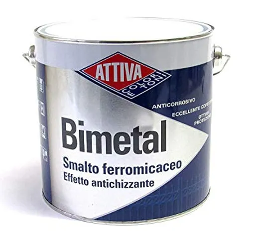 Attiva - smalto anticorrosivo bimetal - 2,5lt - 70-verde-bosco