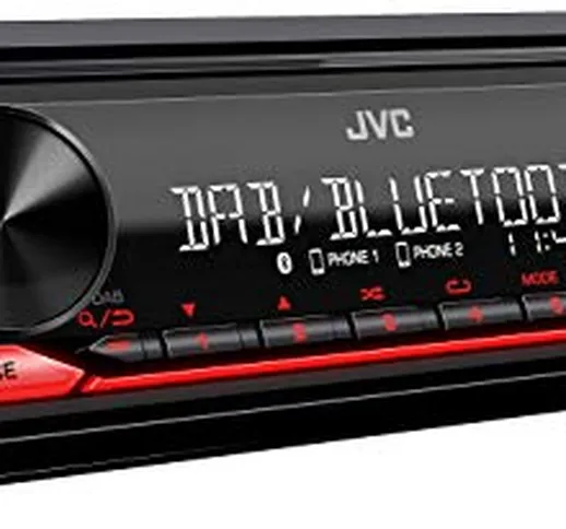 JVC KD-X272DBT, autoradio digitale con DAB+ e Bluetooth