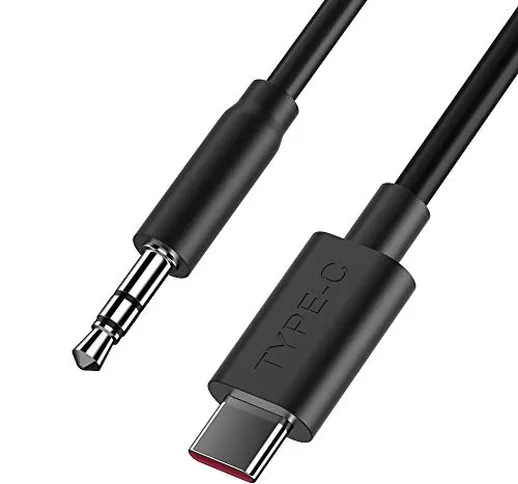 Audio Aux Cavo Adattatore per Cuffie, iMangoo Cavo Audio Adattatore USB C a 3,5 mm 2M Ster...