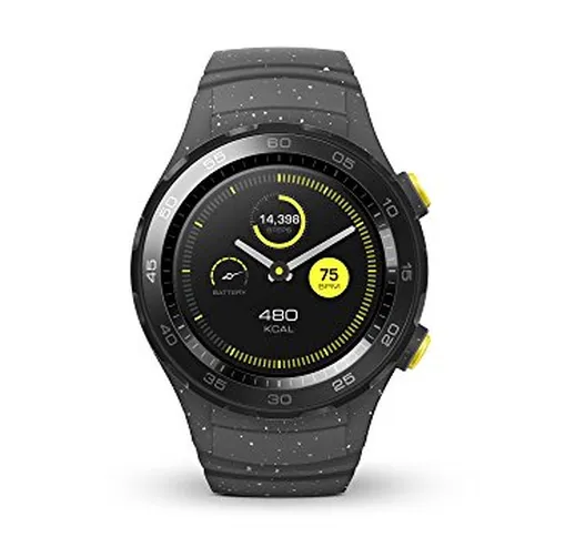 HUAWEI Watch 2 Smartwatch, 4 GB Rom, Android Wear, Bluetooth, WiFi, Monitoraggio della fre...