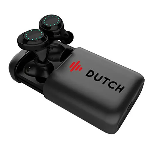 Auricolari/auricolari stereo senza fili Dutchbudz Premium - Bluetooth 5.0, doppi microfoni...