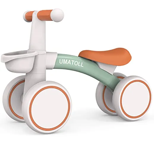 Umatoll Bicicletta Senza Pedali per 1 Anni, Bicicletta Equilibrio per Bambini 12-24 Mesi c...