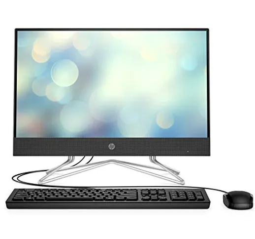 HP 22-df0001ng (21,5 pollici/Full HD) All-in-One PC Nero