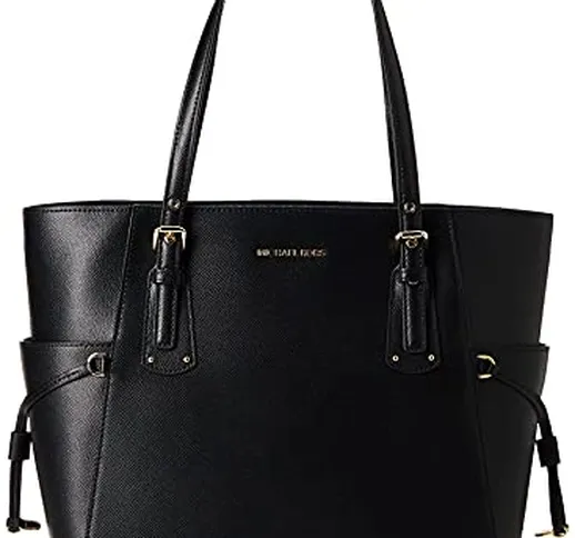 Michael Kors Voyager, Borsa Donna, Nero (Black), 16x29x39 centimeters (W x H x L)