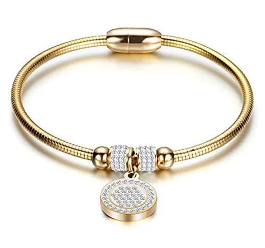Sunwd Bracciale da donna, Braccialetto Bracciali New High Crystal Quality Bracelet Bangles...