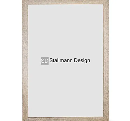 Stallmann Design, cornice “New Modern”, 10 x 15 cm, colore bianco, din A4 e 60 altri forma...