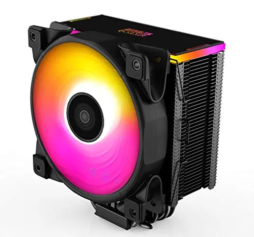 XIAOXIN CPU Cooler LED CPU Air Cooler ' 4 heatpipes, 1x 120 Millimetri modificabile Ventol...