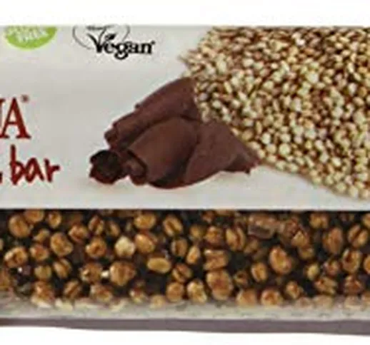 La Finestra Sul Cielo Quinua Real - Barretta di Quinoa con Cacao Bio - 5 Confezioni da 20...