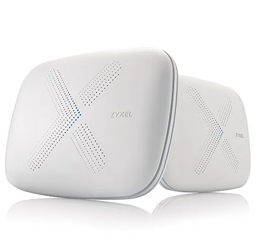 Zyxel Multy X Tri-Band AC3000 Whole Home Wi-Fi Mesh System. Supporta Amazon Alexa. Router...