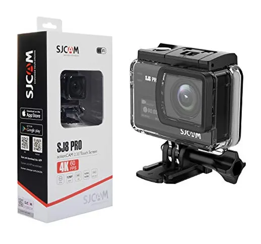 SJCAM SJ8 Pro 4K 60fps Sport Action Camera 12MP 30M Impermeabile macchina fotografica d'az...