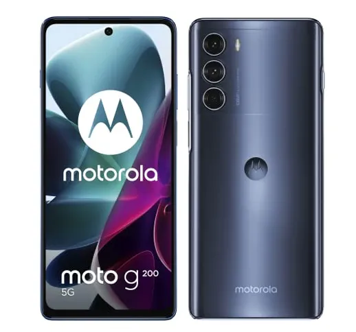 Motorola moto g200 (5G, fotocamera 108 MP, video 8K, batteria 5000 mAH, 8/128 GB, Display...