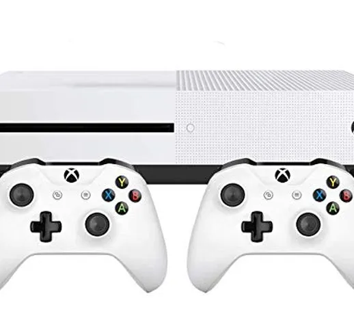 Xbox One S Console 1TB + 2 Controller White - Xbox One