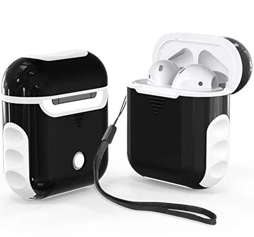 Cover Airpods,ORETech Cover Airpods 1 & Airpods 2 Protective Custodia Airpods Cover Silico...