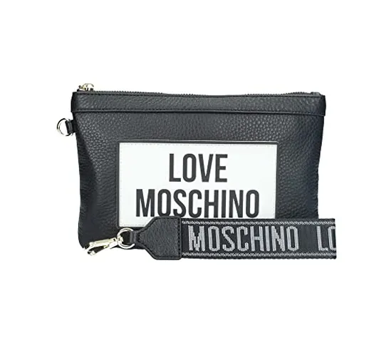 Love Moschino JC4301PP0BKQ0, Borsa A Spalla Donna, Nero, Normale