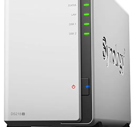 SYNOLOGY DiskStation DS218j 8TB Bundle NAS-Server 2-Bay und 2x 4TB HDDs