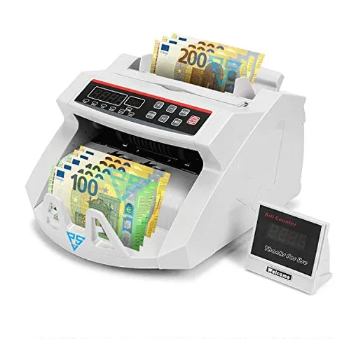 Conta banconote e rilevatore di soldi falsi Contabanconote euro professionale
