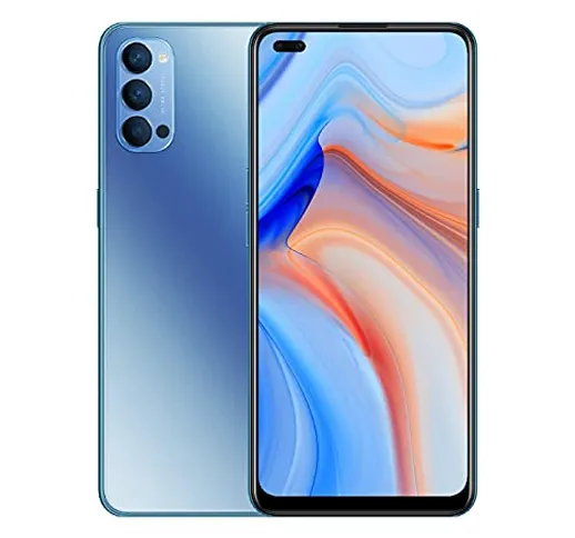 OPPO Reno4 Smartphone 5G, 183g, Display 6.4" FHD+ AMOLED, 3 Fotocamere 48MP, RAM 8GB + ROM...