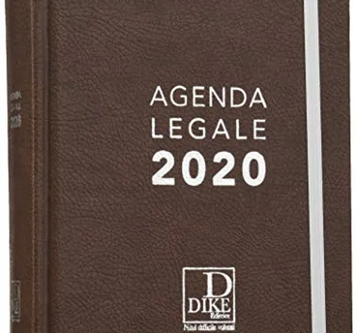 Agenda legale d'udienza 2020. Ediz. marrone