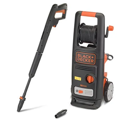 BLACK+DECKER BXPW1900E Idropulitrice ad Alta Pressione con Motore a Induzione, 1900 W, 130...