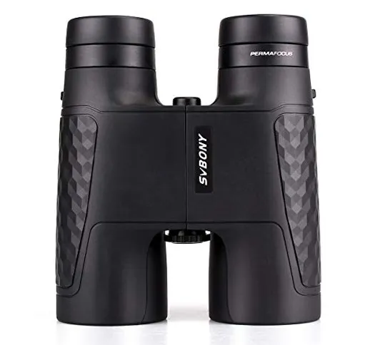 Svbony SV30 Binocolo, 10x42 Bessa a Fuoco Fissa Binocolo, Binocolo Sportivo per Spettatore...