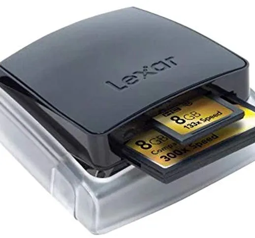 Lexar LRW400CRBEU Professional Dual-Slot CF / SD USB 3.0 Reader