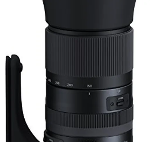 Tamron TA022E Obiettivo per Canon, Distanza Focale 150-600 mm F/5-6.3, Nero