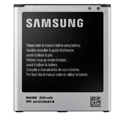 SAMSUNG Batteria Standard da 2600 mAh, per Smartphone Galaxy S4, Senza Confezione di Vendi...