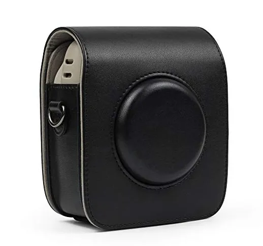 Borsa a tracolla protettiva a tinta unita, compatibile con Fujifilm Instax Square SQ20, cu...