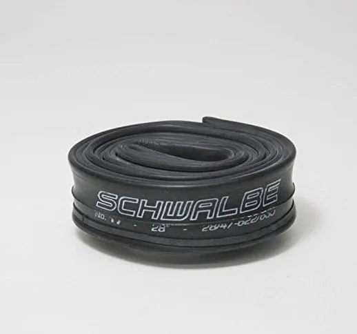 Schwalbe Tubo per bicicletta AV17 28 / 47-622 / 635 EK AGV tubo 40 mm, nero, 28 x 1 1 / 8-...