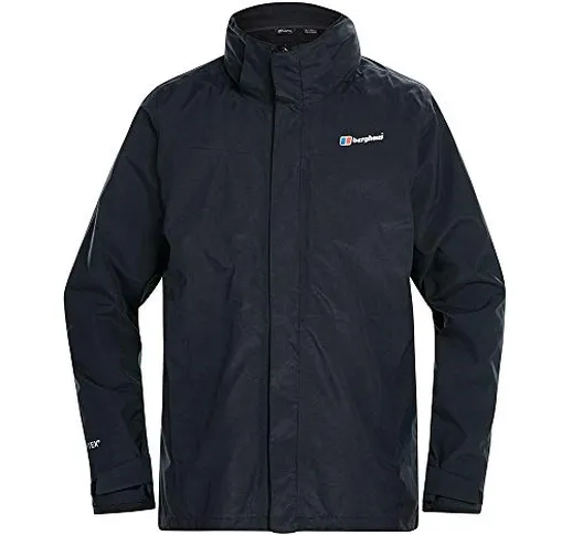 Berghaus Hillwalker 3 in 1 Gore-Tex Giacca Impermeabile da Uomo, Nero/Nero, XXXL