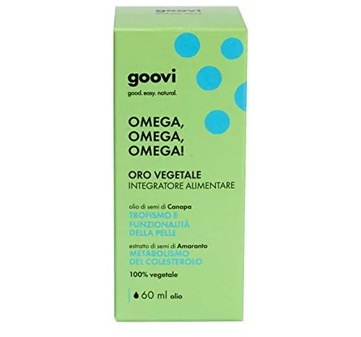 The good vibes company srl Goovi Omega, Omega, Omega! - Oro Vegetale - 60 ml