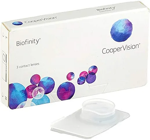 Biofinity - Lenti mensile morbide, R 8.6, D 14, 3 pezzi, Diottrie -5.25