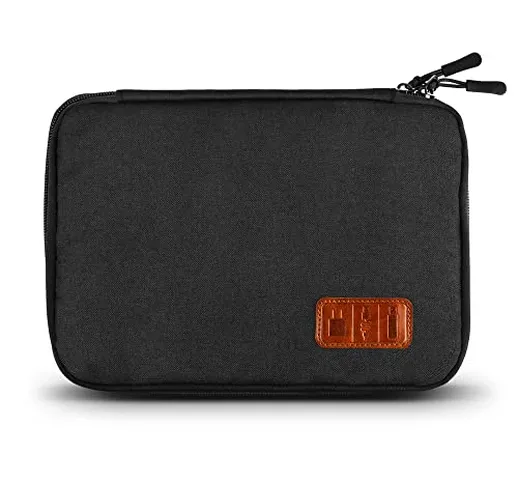 Gibot Borsa Organizer per Cavi Elettronica da Viaggio, Accessori Portatili Storge per USB,...