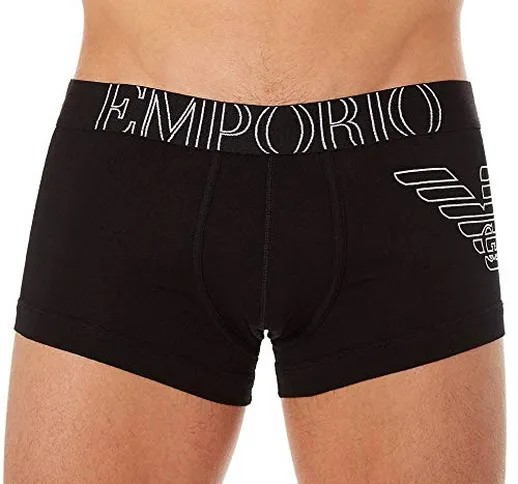Emporio Armani Underwear Boxer, Uomo, Nero (Nero 00020), S