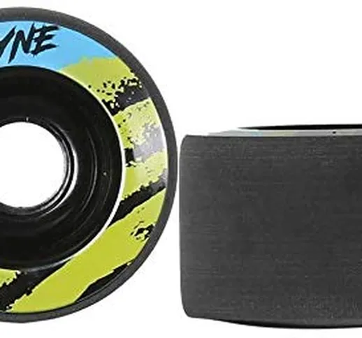 Rayne Envy 70 mm 77 a Ruote per Longboard, Nero