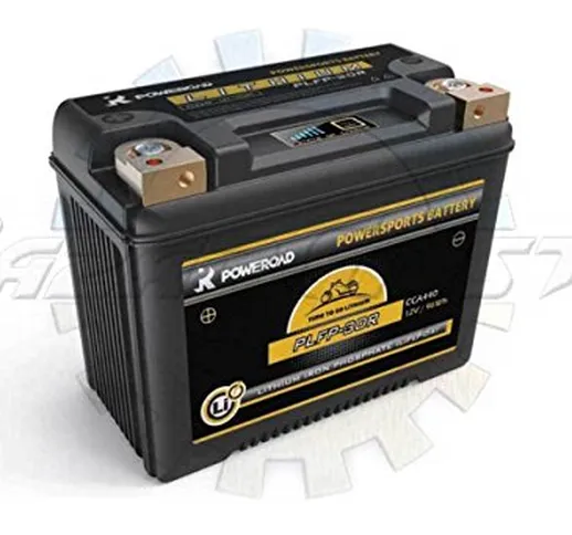 Batteria Moto Litio-Ferro-FOSFATO, PLFP-18R, Nuova Generazione, Solo 1160 Grammi