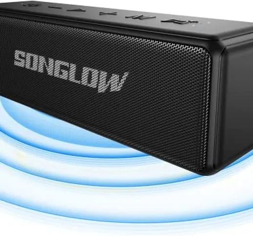 SONGLOW Cassa Bluetooth Potente 30W: Casse Bluetooth Portatile Altoparlante Impermeabile I...