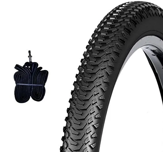 1 COPERTONE + 1 CAMERA D'ARIA 26 x 2.00 (50-559) PER MTB COUNTRY MOUNTAIN BIKE BICI BICICL...