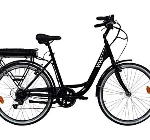 Bici ELETTRICA City Bike Unisex BK 250W 7.8AH 24V 25KM/H Ruota 26 Shim