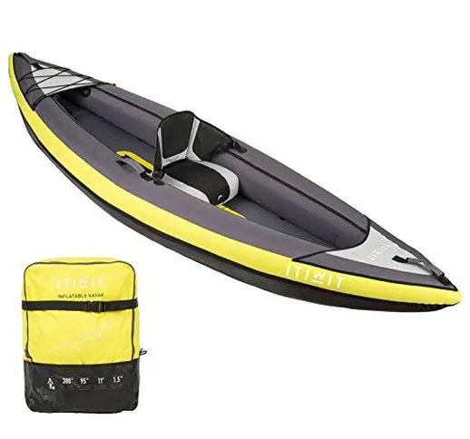 ITIWIT Canoa-Kayak MONOPOSTO Gonfiabile Giallo