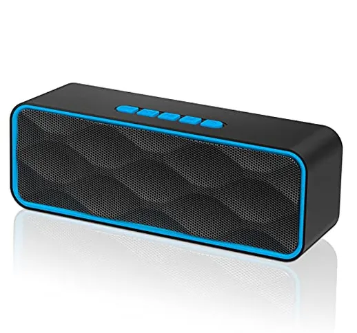 Altoparlante Bluetooth Portatili, Cassa Bluetooth con Audio HD e Bassi Potenziati, Speaker...