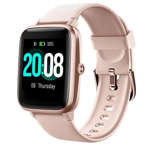 LIFEBEE Smartwatch Orologio Fitness Tracker Uomo Donna, Bluetooth Smart Watch Cardiofreque...