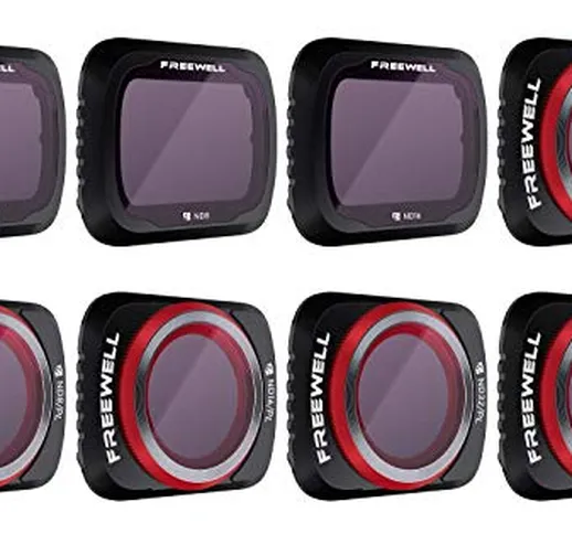 Freewell All Day - 4K Series - 8Pack Filtri Compatibile con Mavic Air 2 Drone