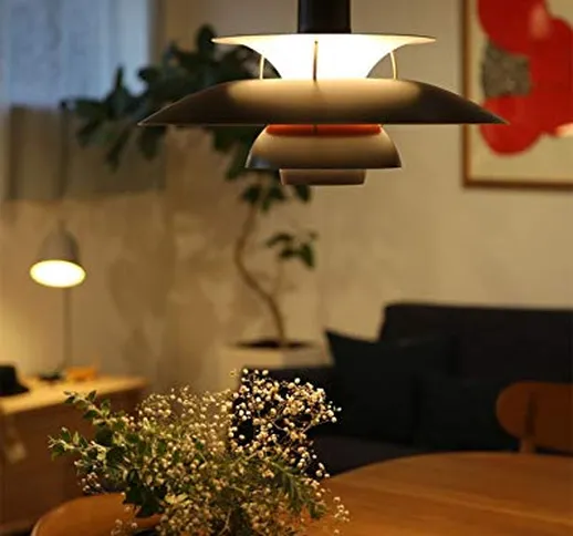 Nordic creative Scimmia lampada da soffitto, acrilico Scimmia corda di canapa lampadario L...